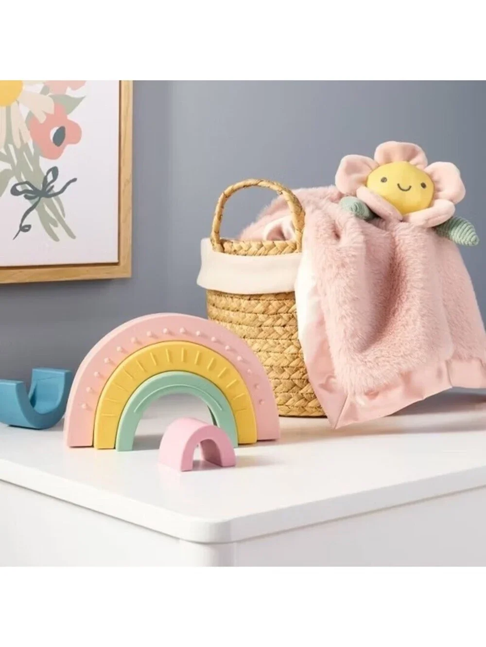 Cloud Island New Open Box Pastel Rainbow Stacking Toy